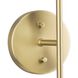 Haas 2 Light 5.87 inch Brushed Bronze Wall Bracket Wall Light, Design Series