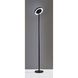 Luther 71.75 inch 13 watt Black RGB Color Changing Torchiere Portable Light, Simplee Adesso