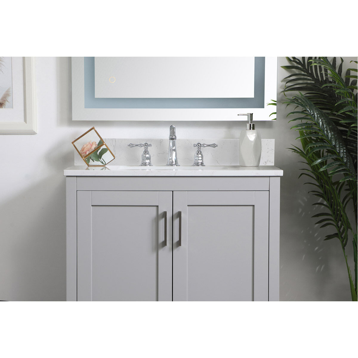 Backsplash 30 X 1 X 4 inch Calacatta White Bathroom Vanity Backsplash