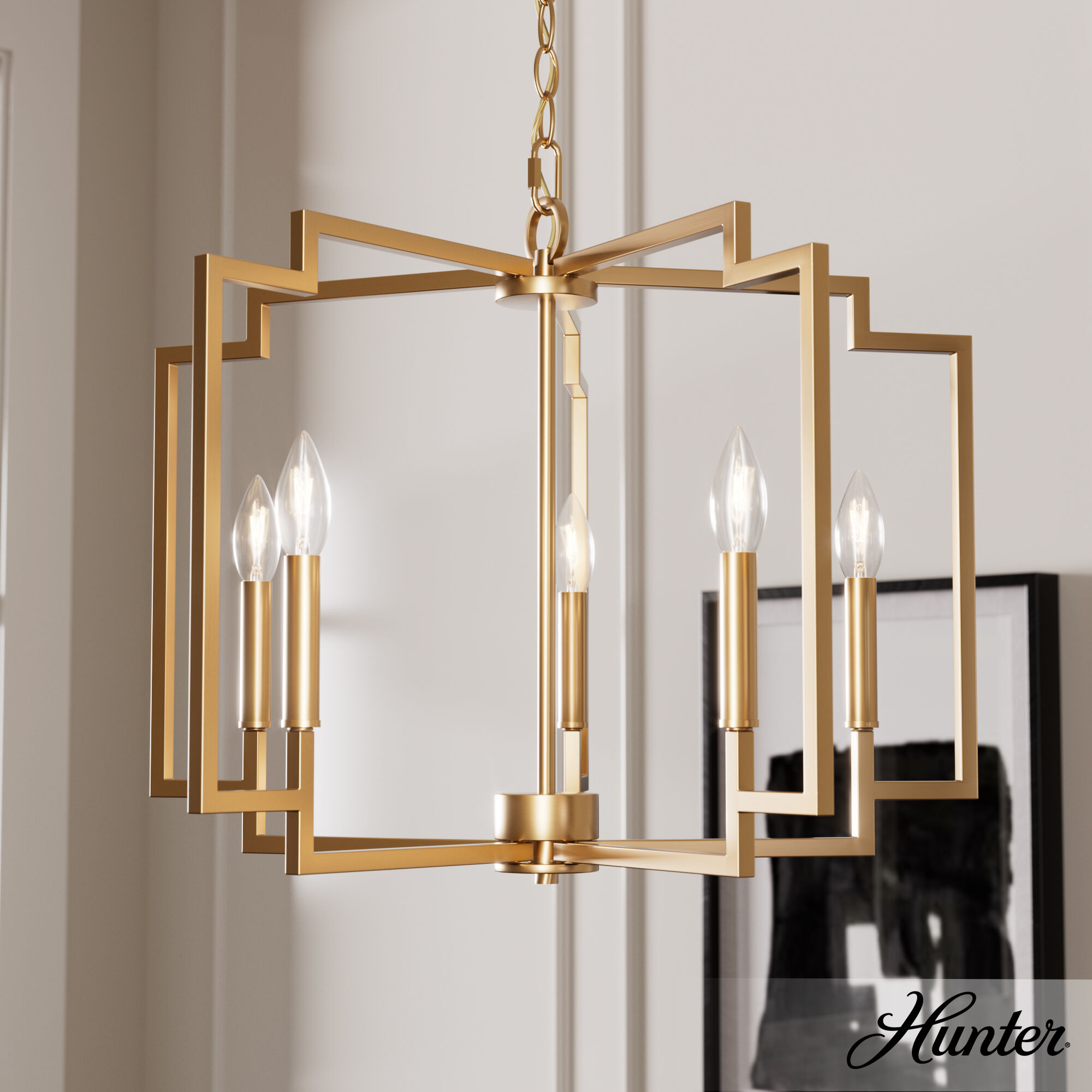 Zoanne 5 Light 24 inch Alturas Gold Chandelier Ceiling Light, Medium