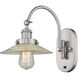 Franklin Restoration Halophane LED 9 inch Brushed Satin Nickel Sconce Wall Light