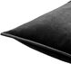 Cotton Velvet 22 X 22 inch Black Pillow Kit, Square