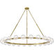 Coco 24 Light 59.75 inch Lacquered Brass Chandelier Ceiling Light