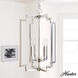 Zoanne 4 Light 14 inch Brushed Nickel Pendant Ceiling Light