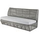 Dupont Porpoise and Weathered Gray Outdoor Sofa