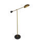 Alaric 50 inch 25.00 watt Antique Brass Floor Lamp Portable Light