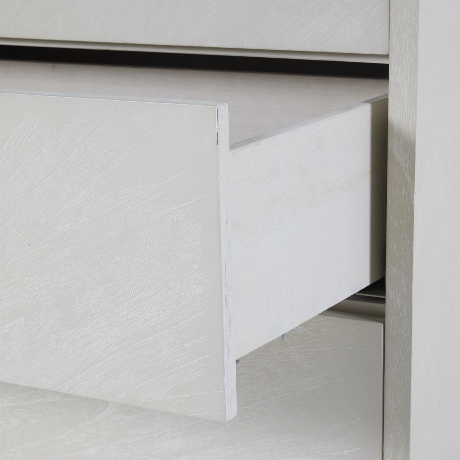 Chiri Cerused White / Stained Gold Chest