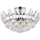 Emilia 3 Light 16 inch Chrome Flush Mount Ceiling Light
