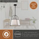 Marion 1 Light 15 inch Matte Black Pendant Ceiling Light