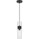 Nash 3 inch Matte Black Pendant Ceiling Light