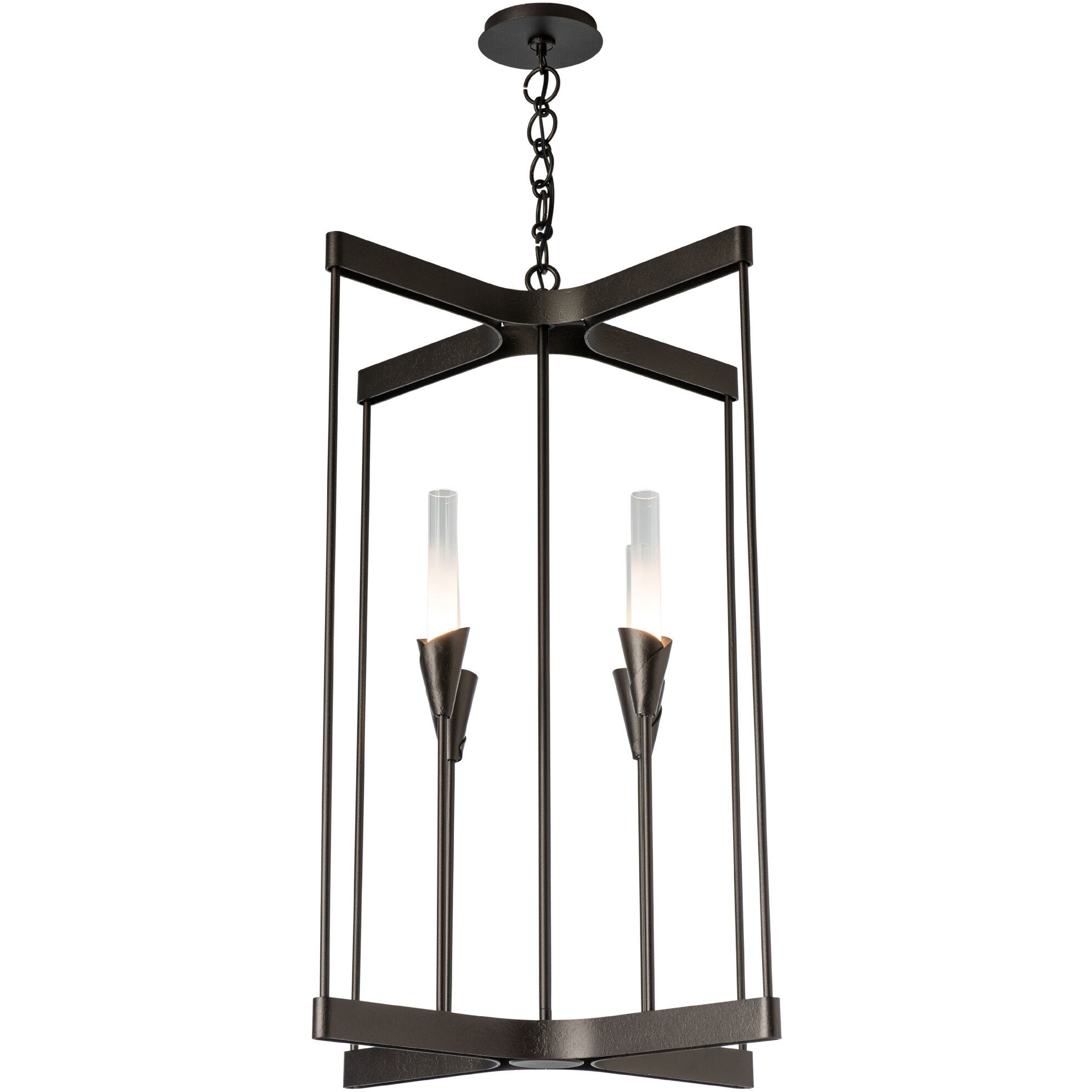 Lilium 4 Light 24.1 inch Oil Rubbed Bronze Chandelier Ceiling Light