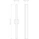 Sparta LED 3.15 inch Polished Chrome Bathroom Wall Light