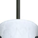 Stilo 16 1 Light Black Cord Pendant Ceiling Light