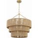 Shyla 10 Light 24 inch Soft Gold Chandelier Ceiling Light