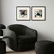 Propac Gray and Brown and Black and Turquoise Framed Art, Propac