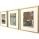 Textural Echo Multi and Black and Brown and Green Framed Art