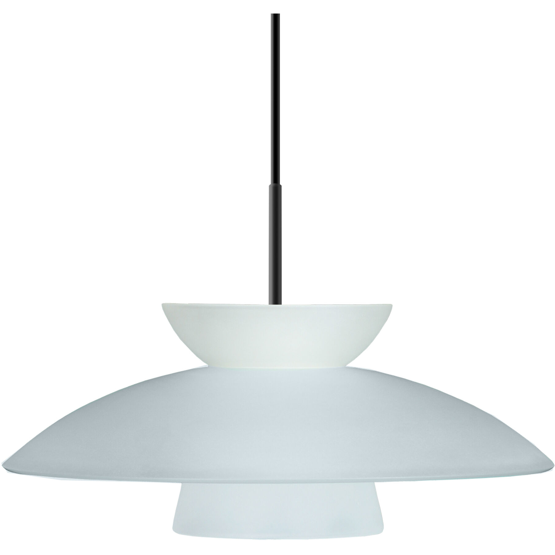 Trilo 15 LED Black Cord Pendant Ceiling Light