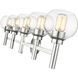 Sutton 5 Light 39.5 inch Chrome Vanity Wall Light