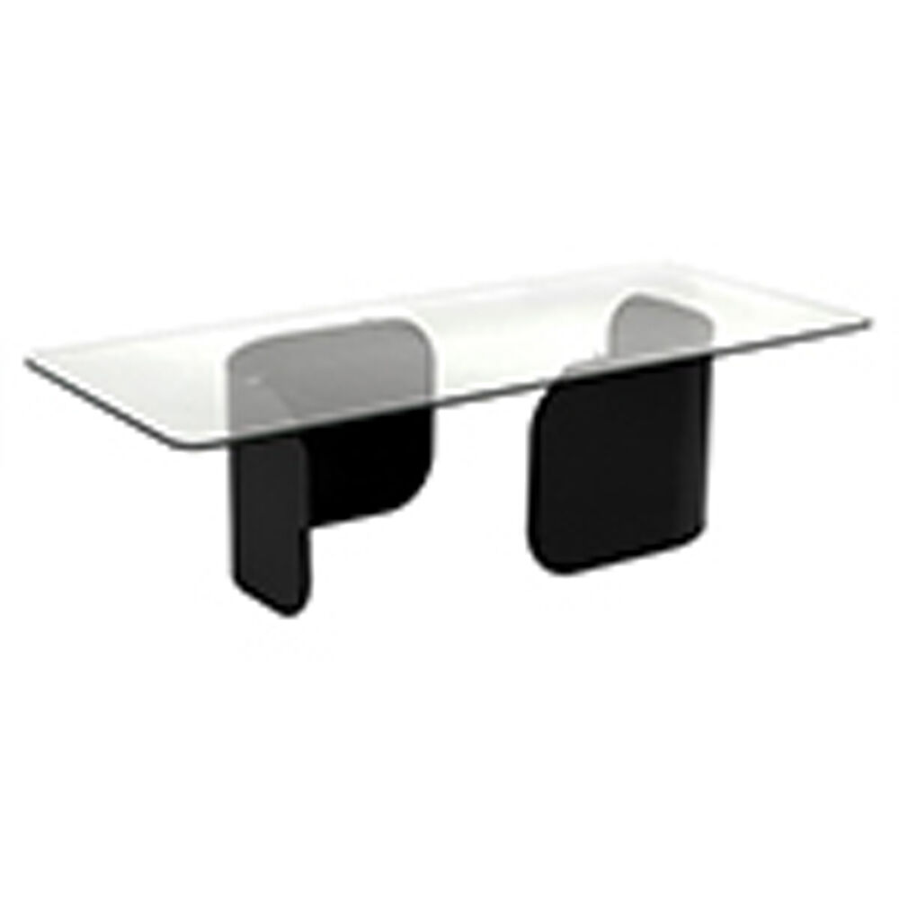 Varicka 66 X 30 inch Matte Black Coffee Table