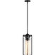 Bayou 3 Light 7.13 inch Black Pendant Ceiling Light