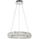 Asher LED 15.75 inch Polished Nickel Pendant Ceiling Light