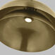 Sean Lavin Shanti LED 20.5 inch Natural Brass Flushmount Ceiling Light
