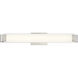 Round-A-Bout LED 30 inch Brushed Nickel Bath Light Wall Light
