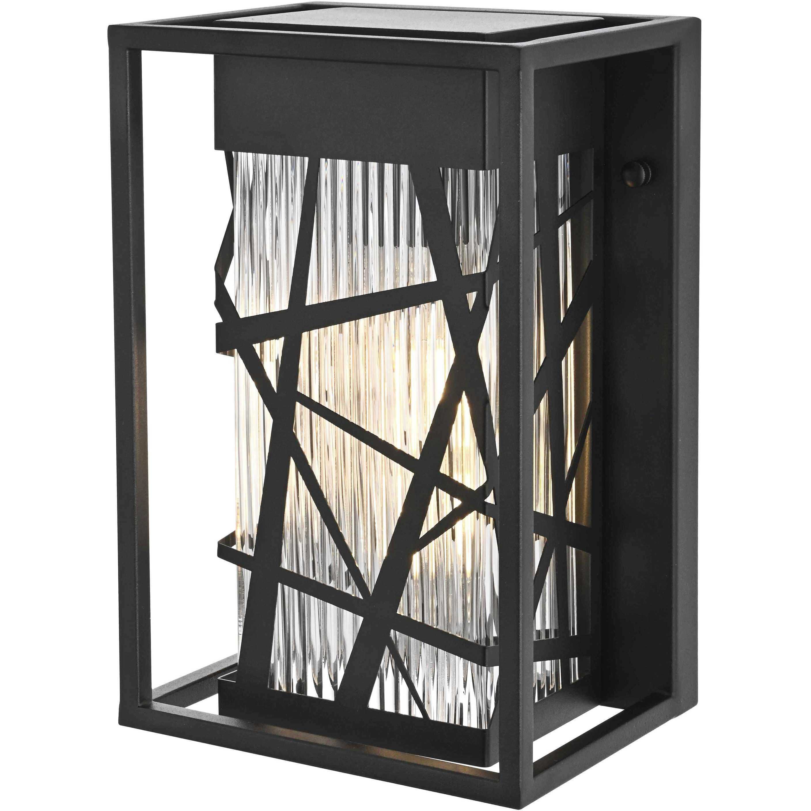 Eyre 1 Light 11.5 inch Black Outdoor Wall Sconce