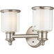 Middlebush 2 Light 15 inch Brushed Nickel Bath Vanity Wall Light