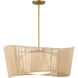Key Largo 1 Light 28 inch Soft Brass Pendant Ceiling Light