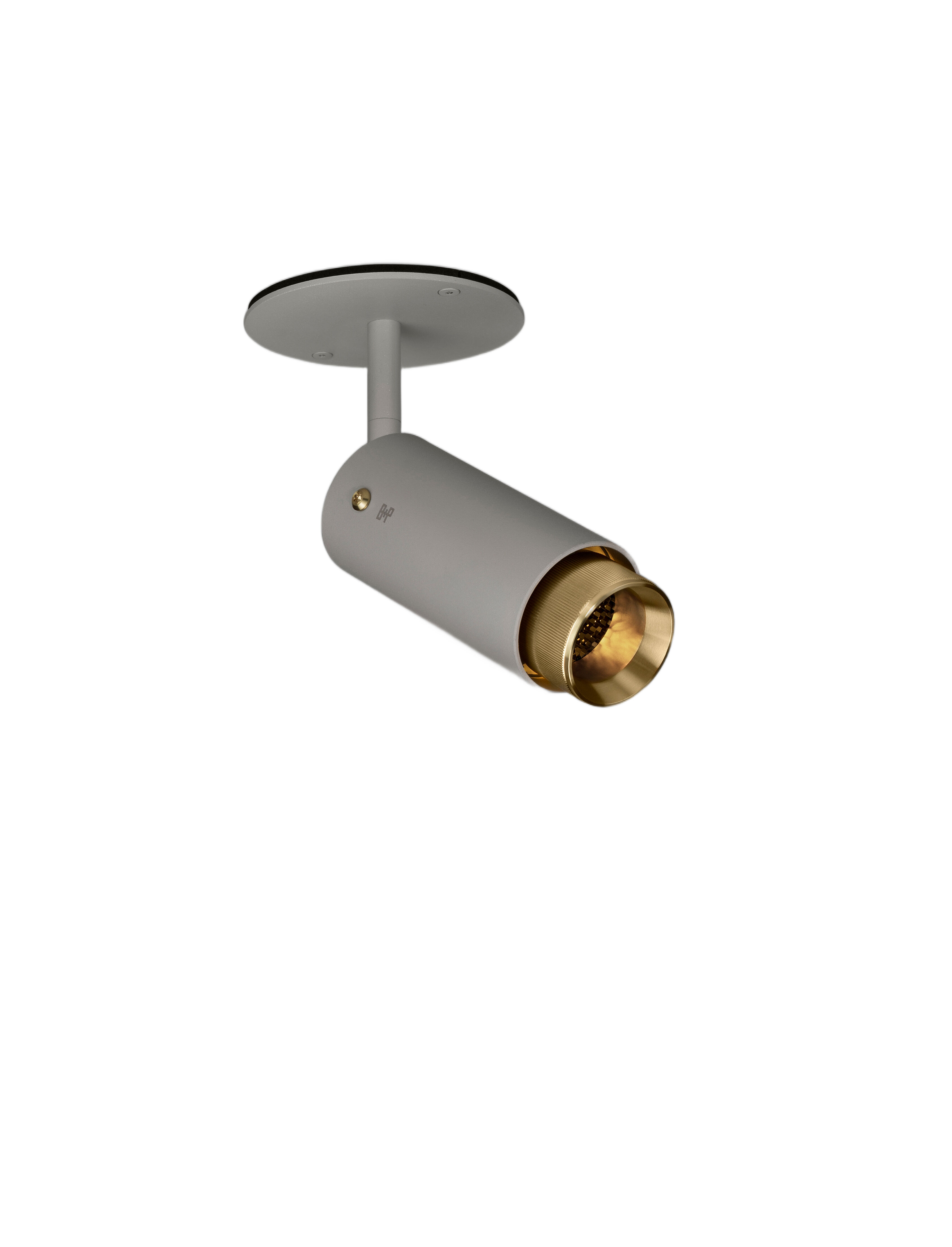 Exhaust Spot LED 2.36 inch Stone / Brass Flush Mount Ceiling Light