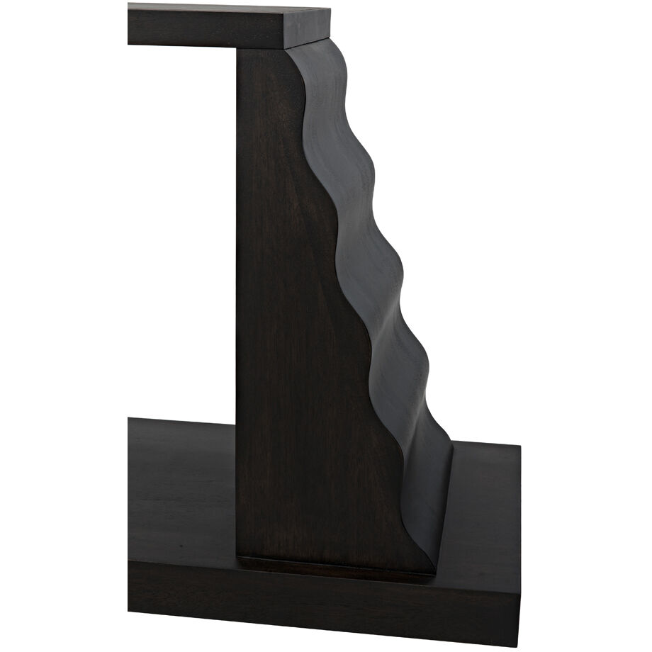 Aurora 72 X 18 inch Ebony Walnut Console