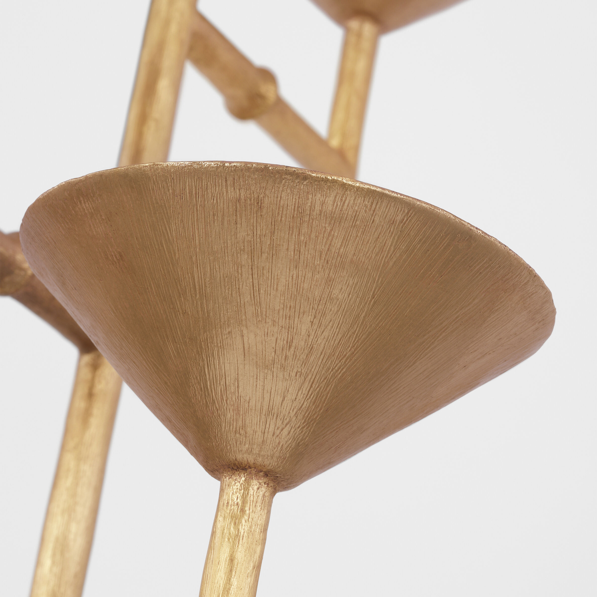 Julie Neill Eleanor LED 30.25 inch Antique Gold Leaf Chandelier Ceiling Light