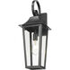 Gannon Outdoor Wall Light in Black, G9