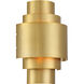 Spyglass Terrace 2 Light 10 inch Soft Brass Wall Sconce Wall Light