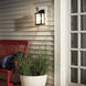 Marimount 1 Light 13 inch Black Outdoor Wall, Medium