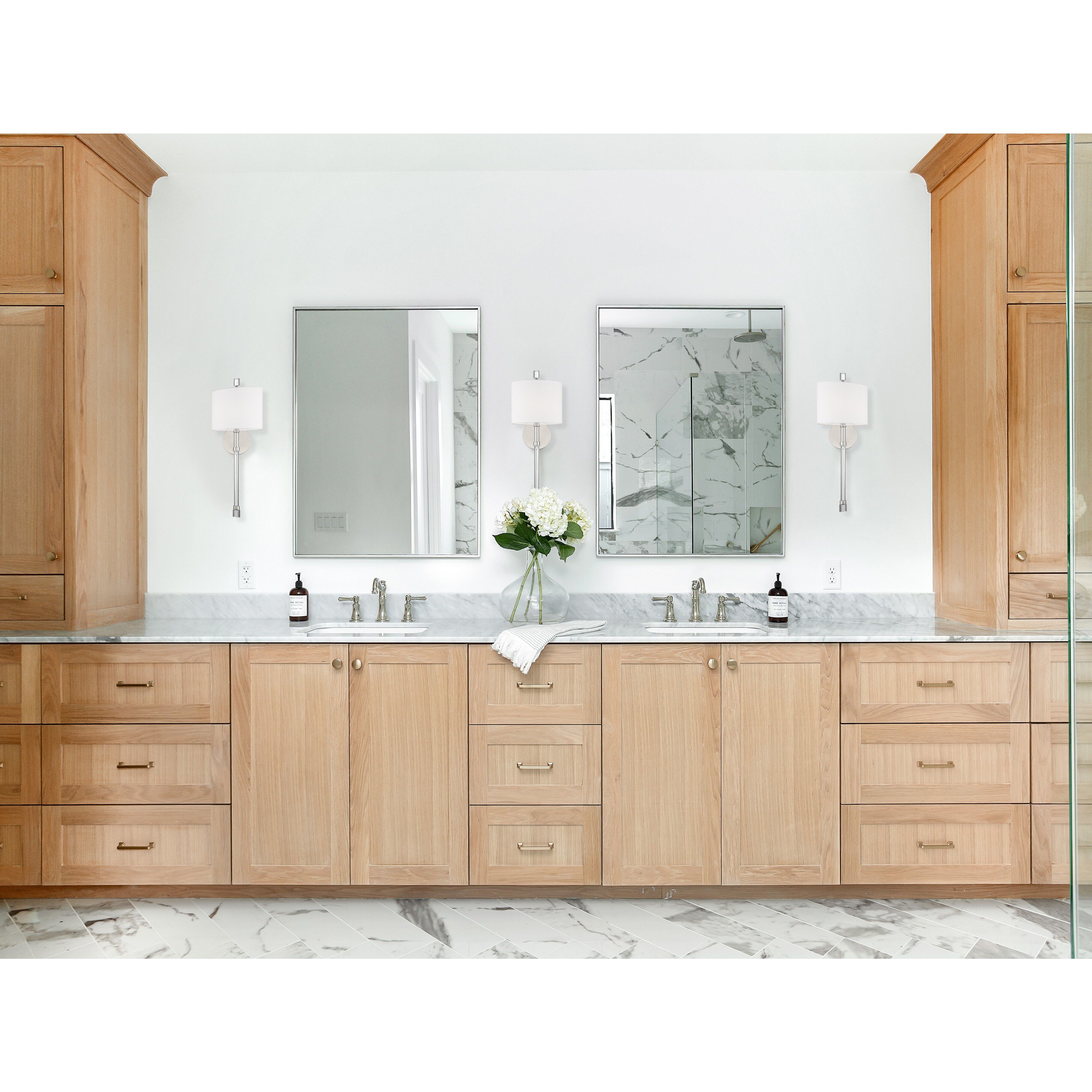 Rachel Bath Sconce Wall Light in Polished Nickel