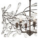 Crislett 6 Light 23 inch Sunglow Bronze Chandelier Ceiling Light