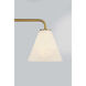 Blair 3 Light 25.5 inch Warm Brass Bath Wall Light