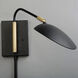 Scan LED Black/Satin Brass Wall Sconce Wall Light