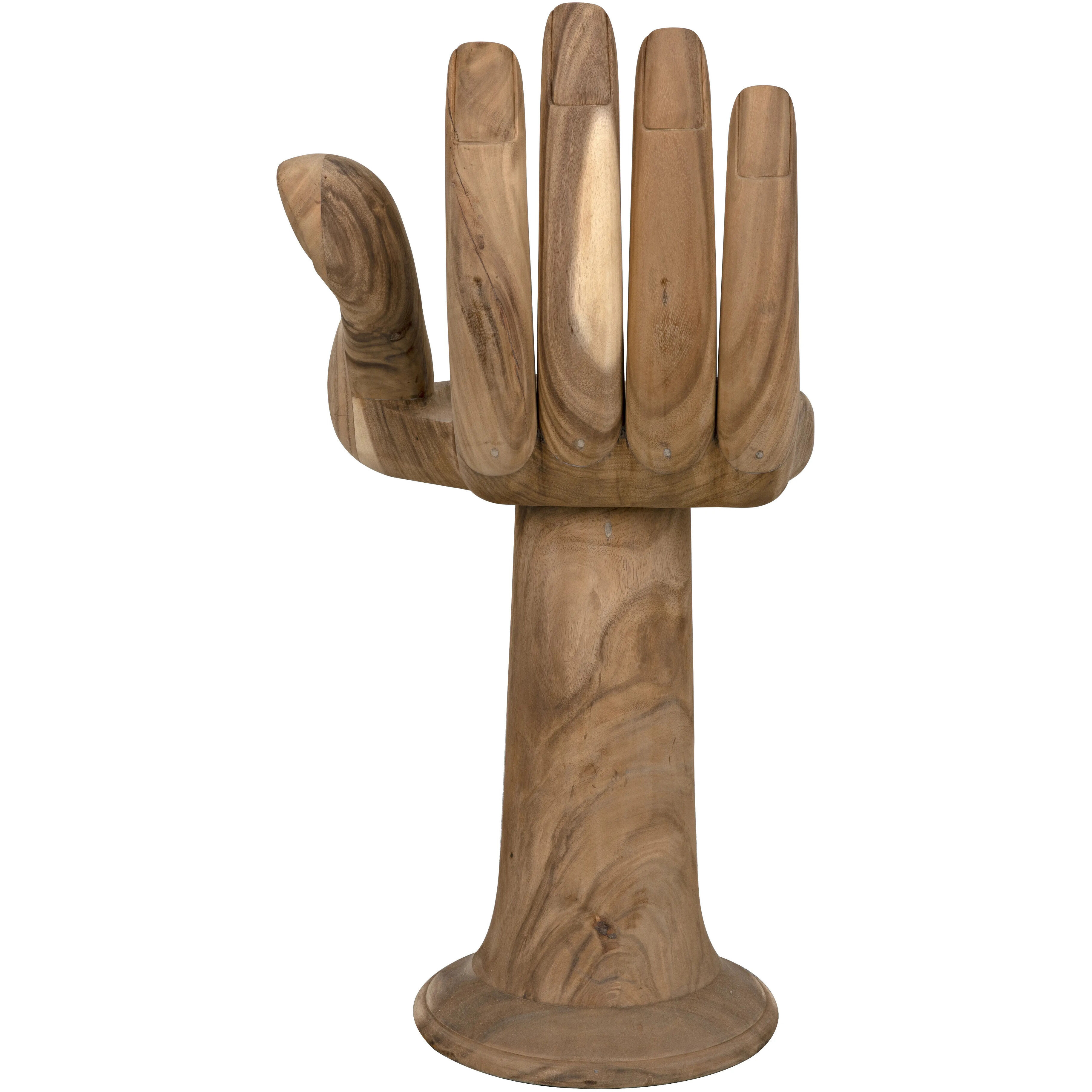 Buddha 40 inch Clear Coat Flat Counter Stool