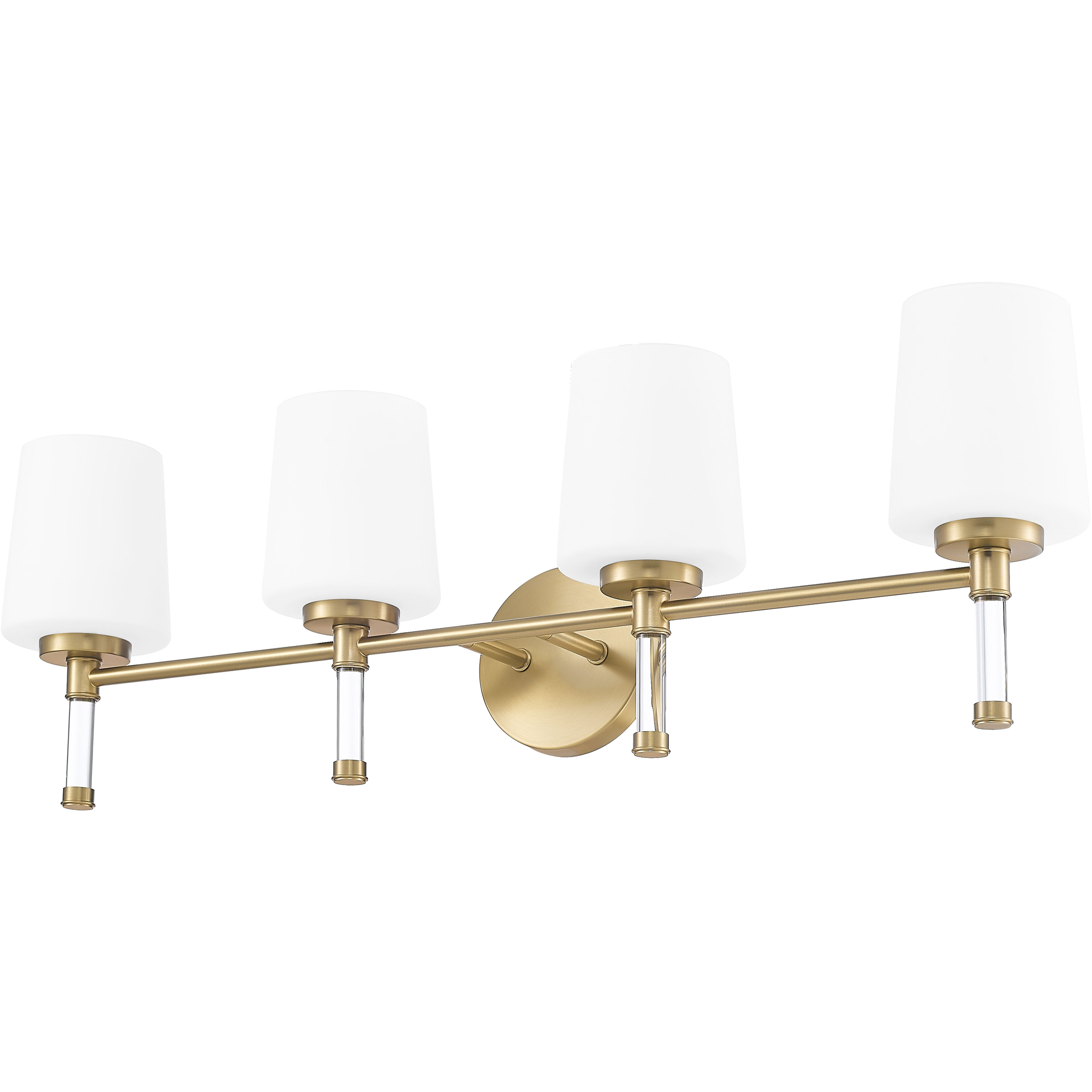 Henri Vanity Wall Light in Modern Gold