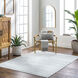 Hera 84 X 63 inch Light Grey Rug, Rectangle