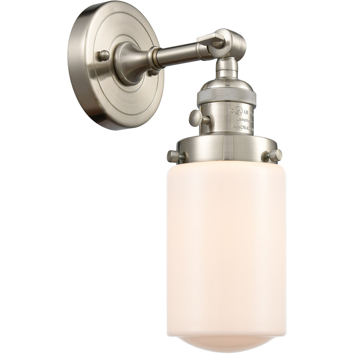 Franklin Restoration Dover LED 5 inch Brushed Satin Nickel Sconce Wall Light, Franklin Restoration
