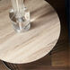 Electric Moon 22 inch Oak Veneer And Black Nesting Tables