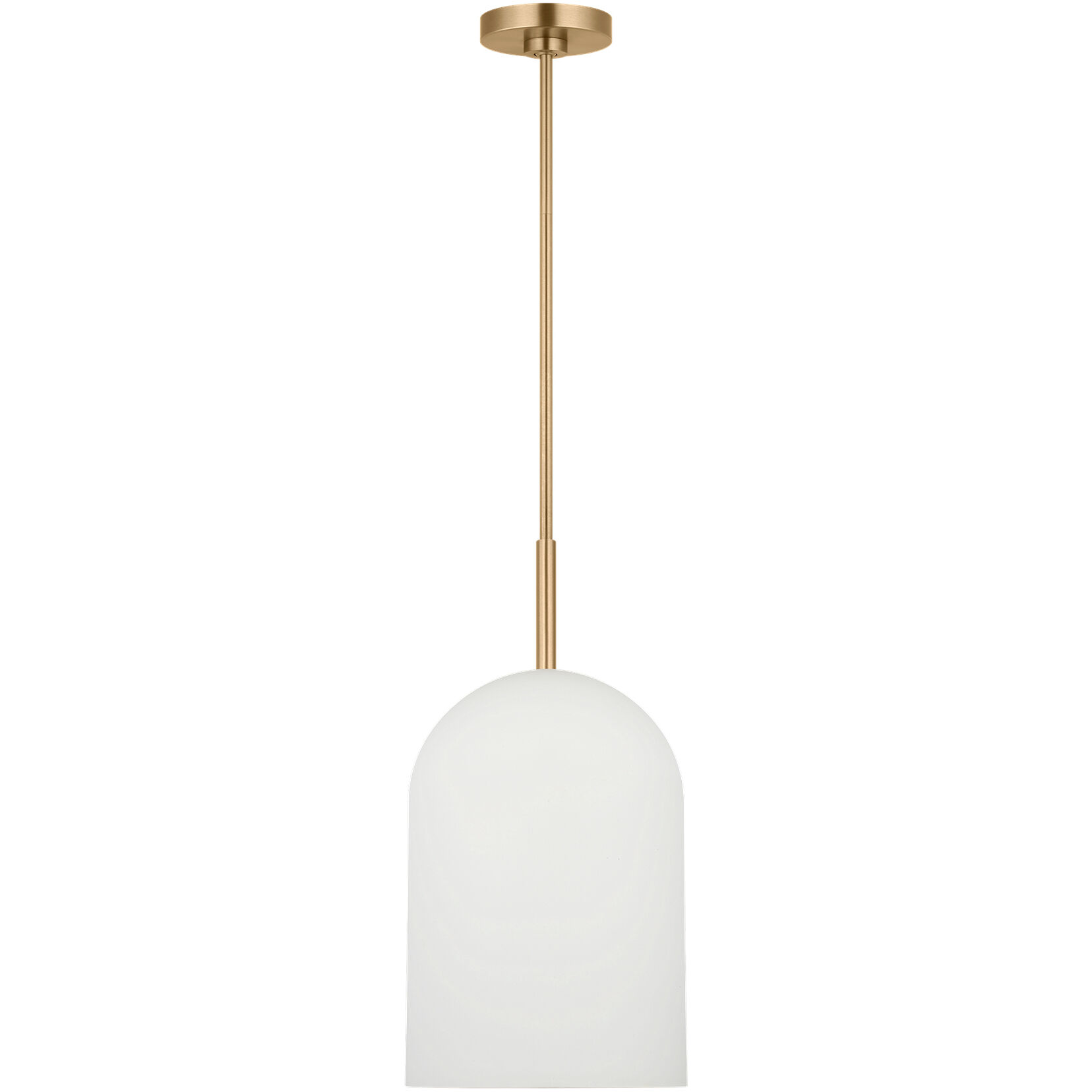 Neblina LED 10 inch Satin Brass Pendant Ceiling Light