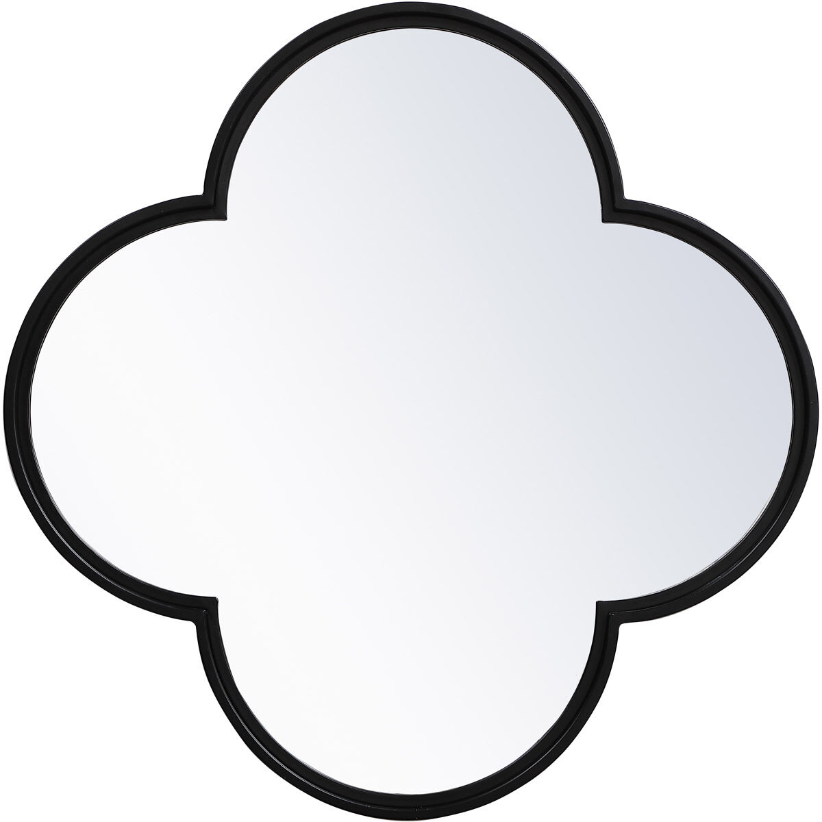 Motif 28 X 28 inch Black Wall Mirror