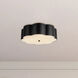 Alora Mood Blossom 3 Light 14.13 inch Matte Black Flush Mount Ceiling Light