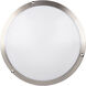 Solero II LED 14 inch Brushed Steel Flush Mount Ceiling Light