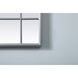 Viola 40 X 30 inch Silver Mirror